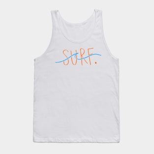 Surf Lettering Tank Top